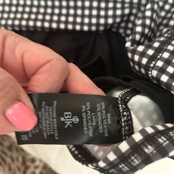 NWT Belyn Key Black and White Checkered Active Set - Picture 11 of 12